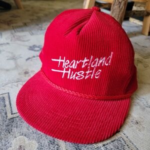 Vintage 80s Corduroy Heartland Hustle Hat